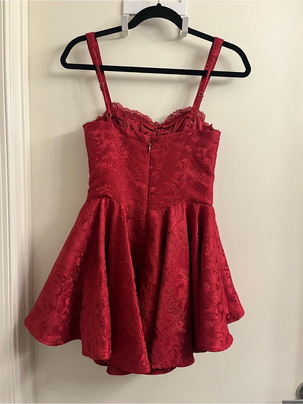 Babyboo Emelie Playsuit Mini Dress in Red Size Small - Picture 5 of 10